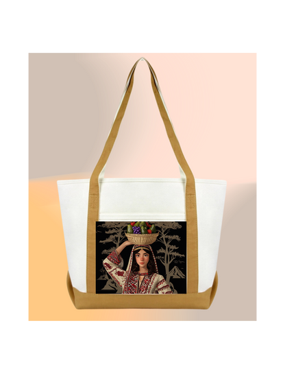 FALAHA FRAMED TOTE BAG