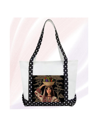 FALAHA FRAMED TOTE BAG