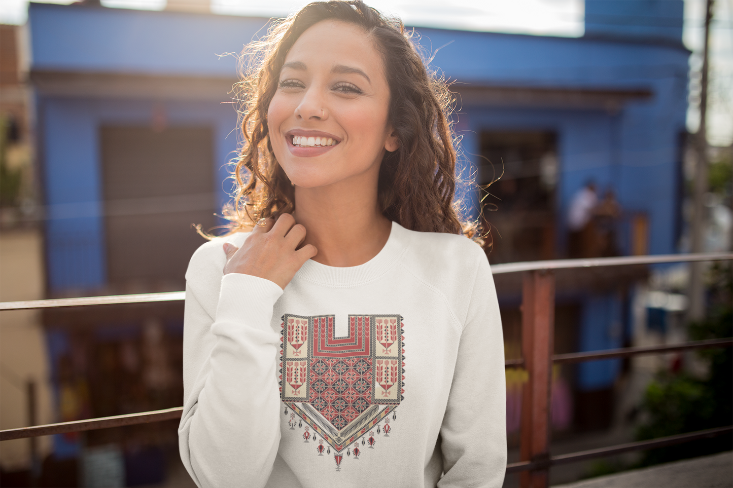 PALESTINE TATREEZ CREWNECK SHEATSHIRT