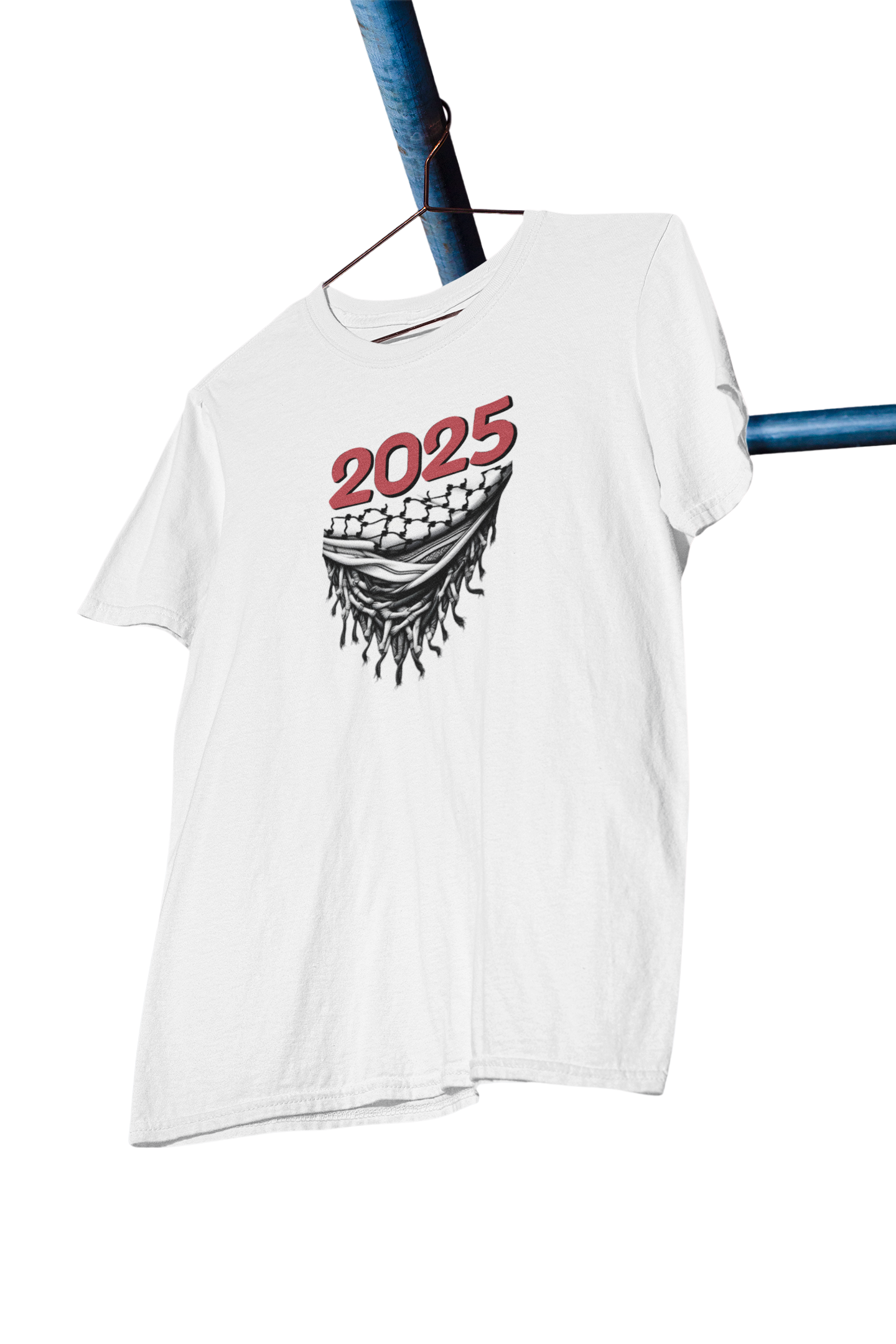 2025 PALESTINE KEFFIYEH SHORT SLEEVE T-SHIRT